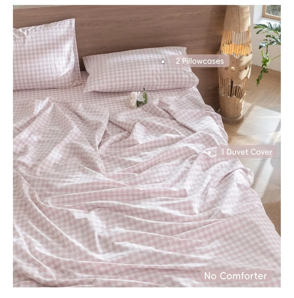 moomee gingham duvet